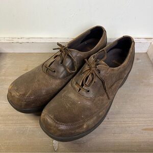 Worx by Red Wing Women’s Steel Toe Work Shoes Brown Leather Size 6.5